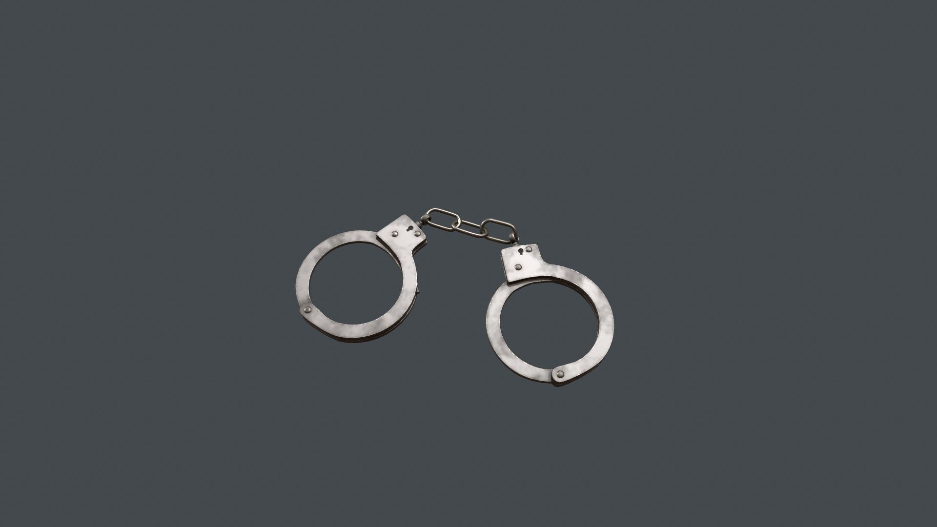 Handcuffs Low-poly 3D model_10