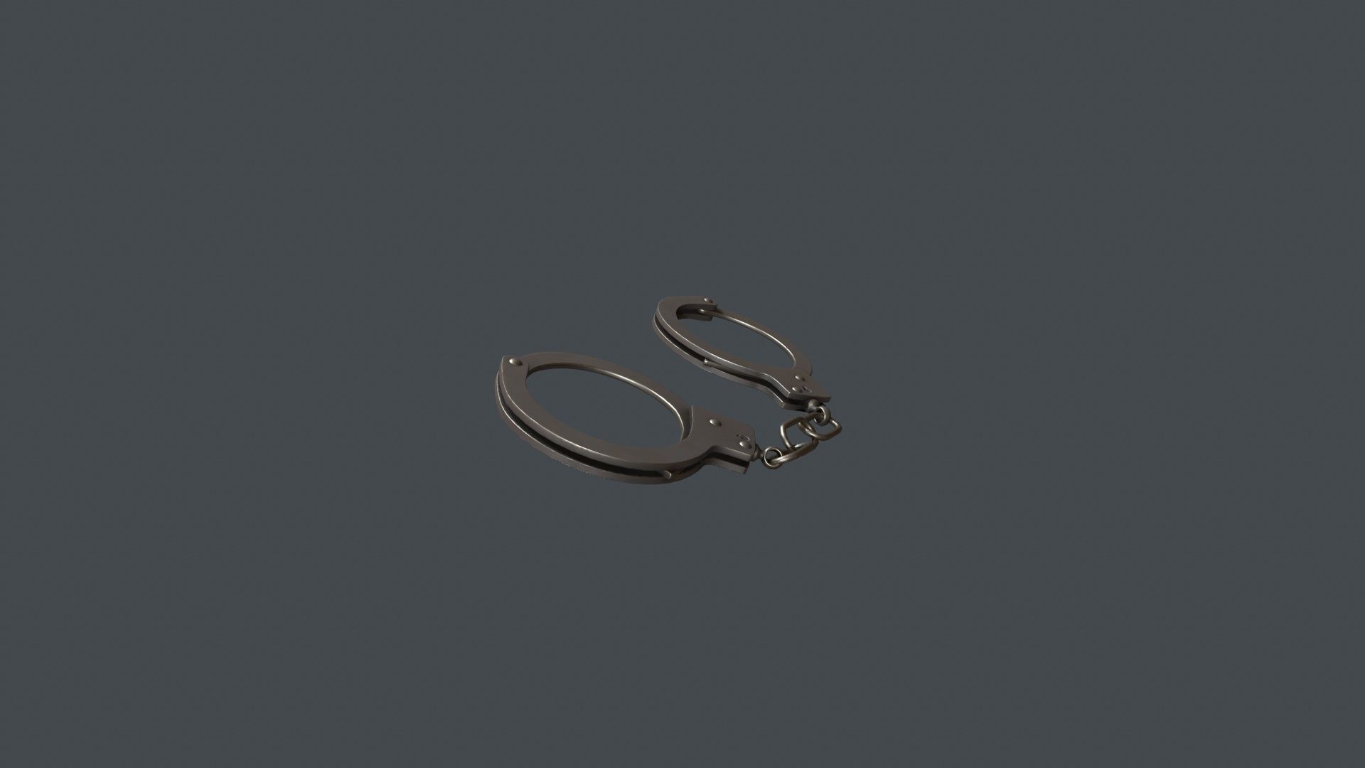 Handcuffs Low-poly 3D model_26