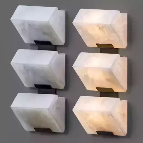 Architectural Pierre Chareau Sconces 3D model