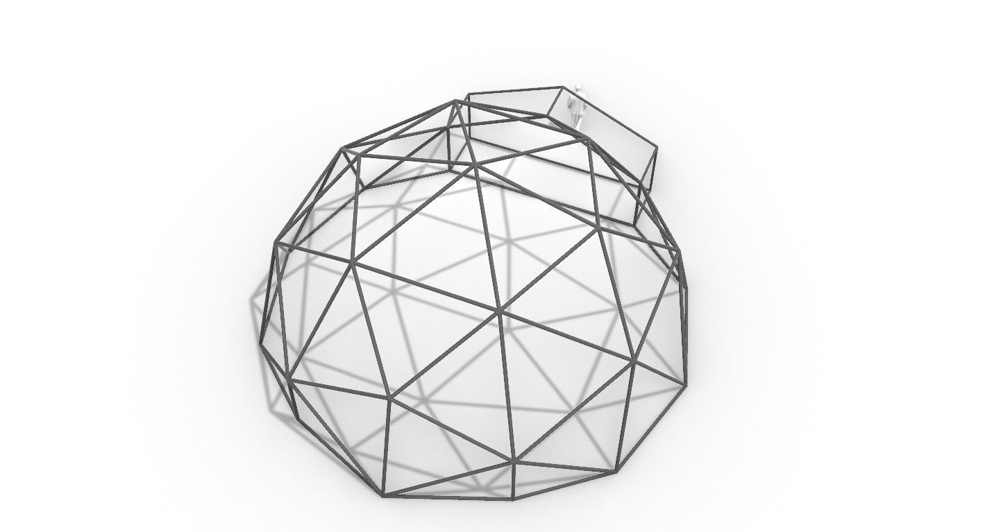 Geodesic Dome with Entry v1 3D model_56