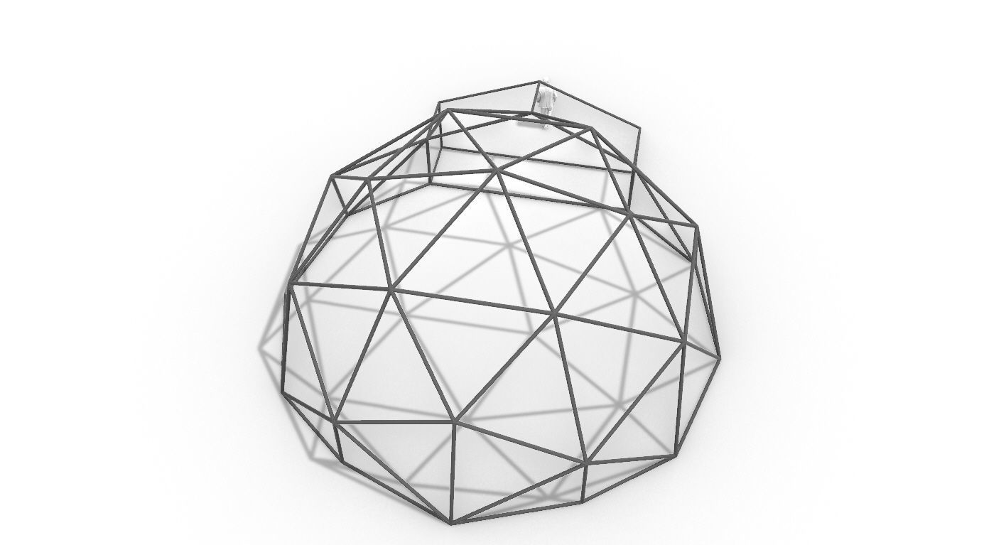 Geodesic Dome with Entry v1 3D model_52