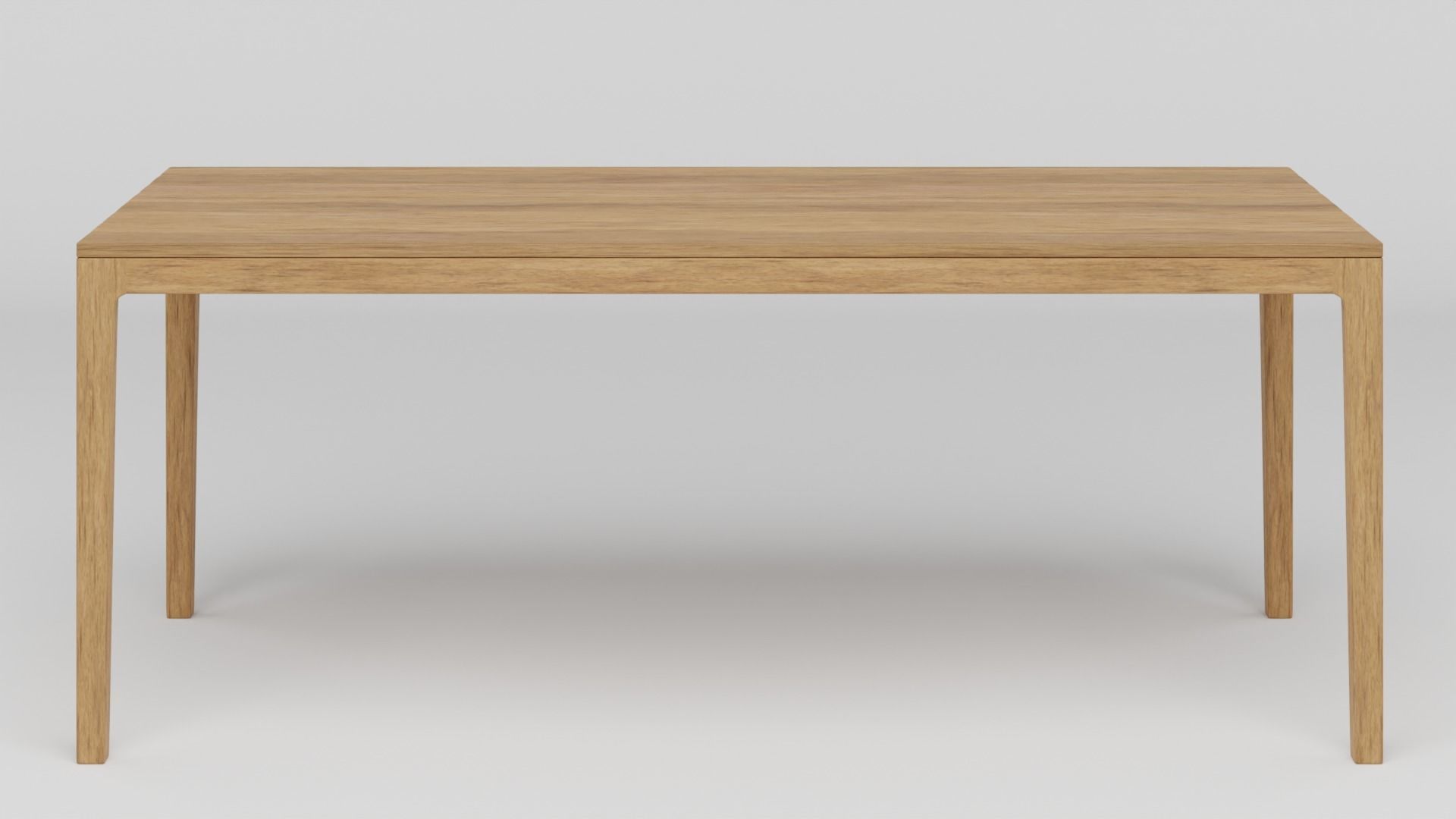 Simple Dining Table - kobeomsuk 3D model_9
