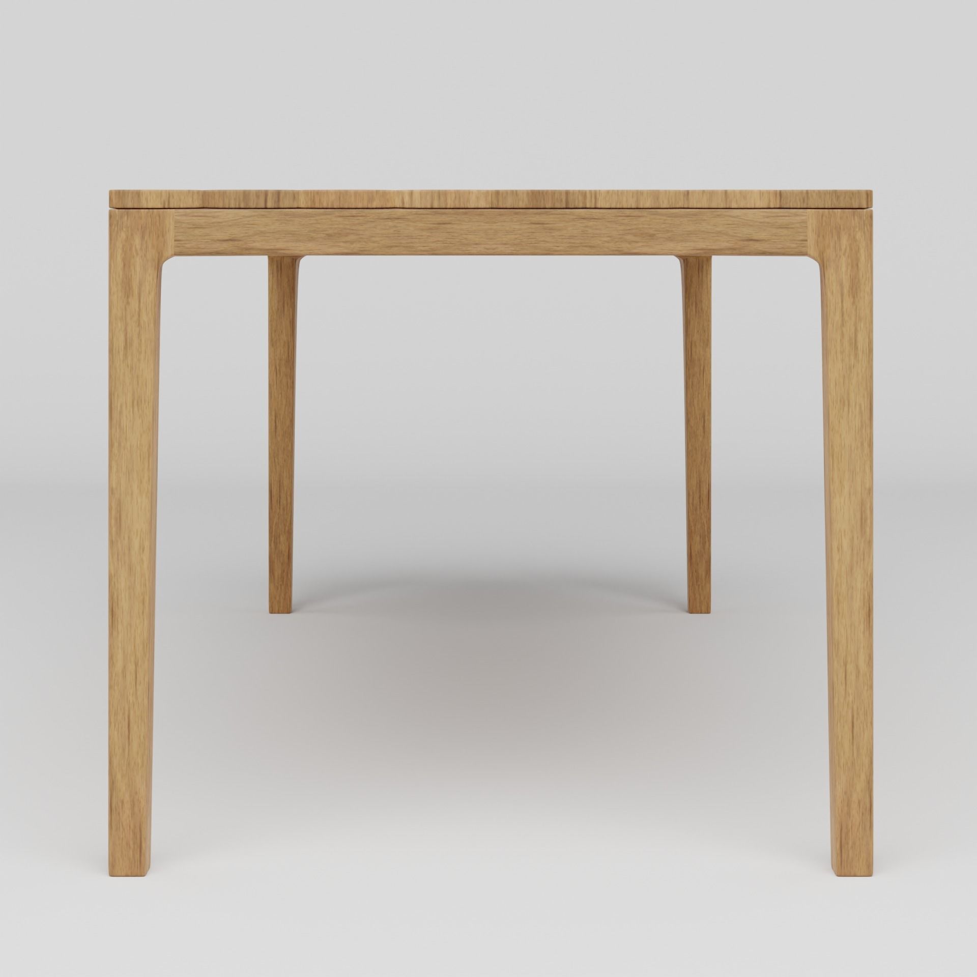Simple Dining Table - kobeomsuk 3D model_6