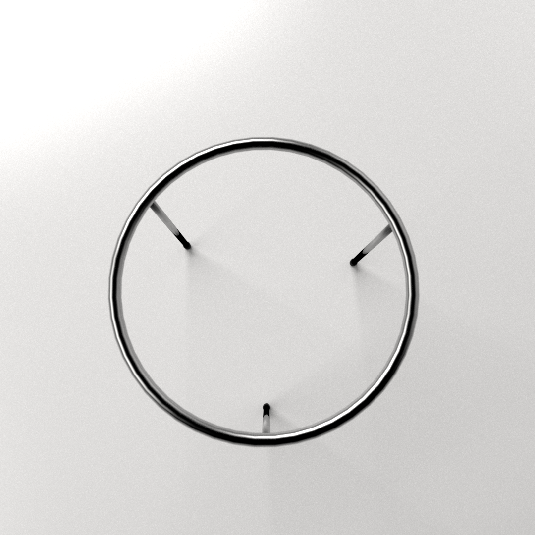 Laboratory Tripod 3D model_1