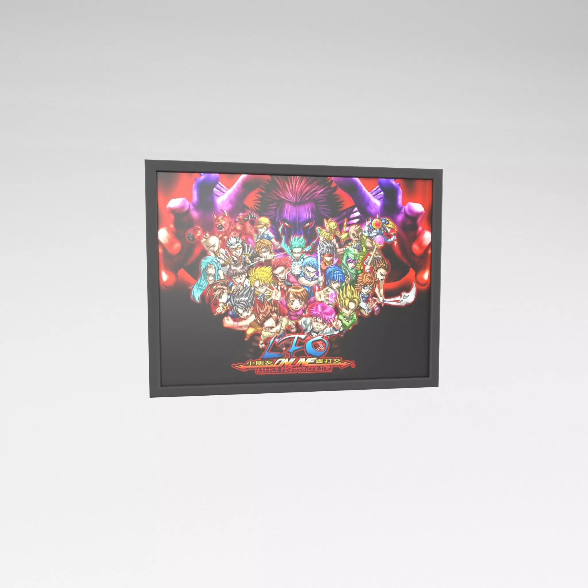 Little Fighter Online Painting v1 002 Free low-poly 3D model