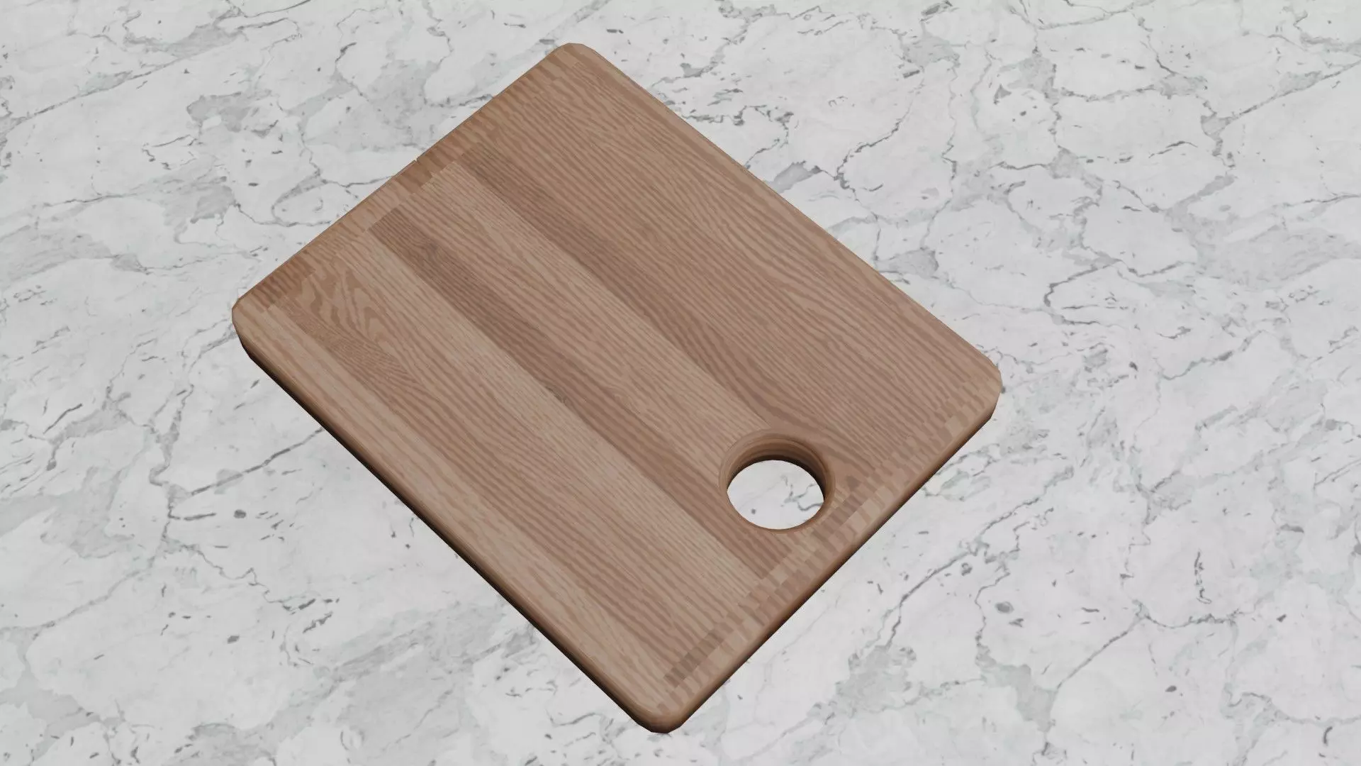 Cutting board Free low-poly 3D model