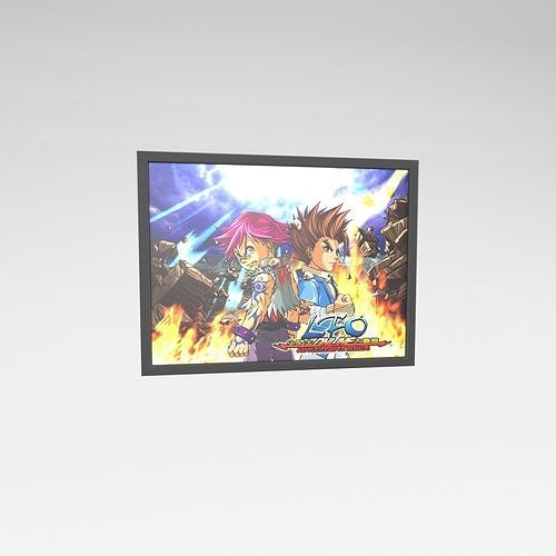 Little Fighter Online Painting v1 005 Free low-poly 3D model