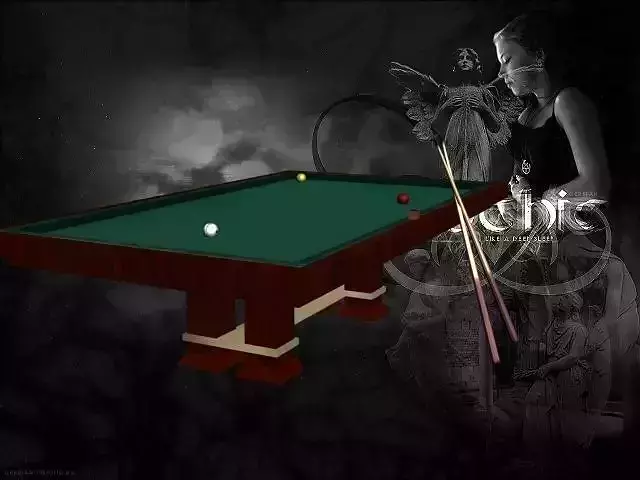 mesa billar Low-poly 3D model