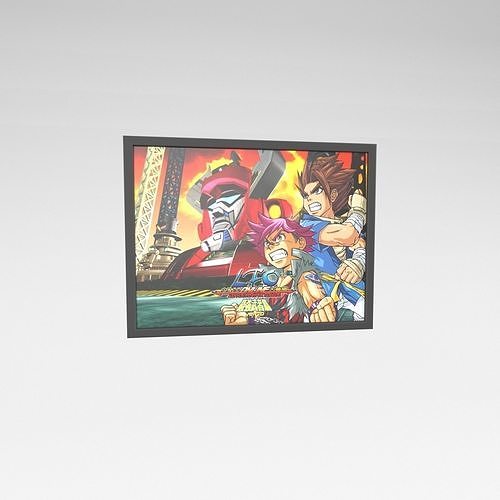 Little Fighter Online Painting v1 007 Free low-poly 3D model