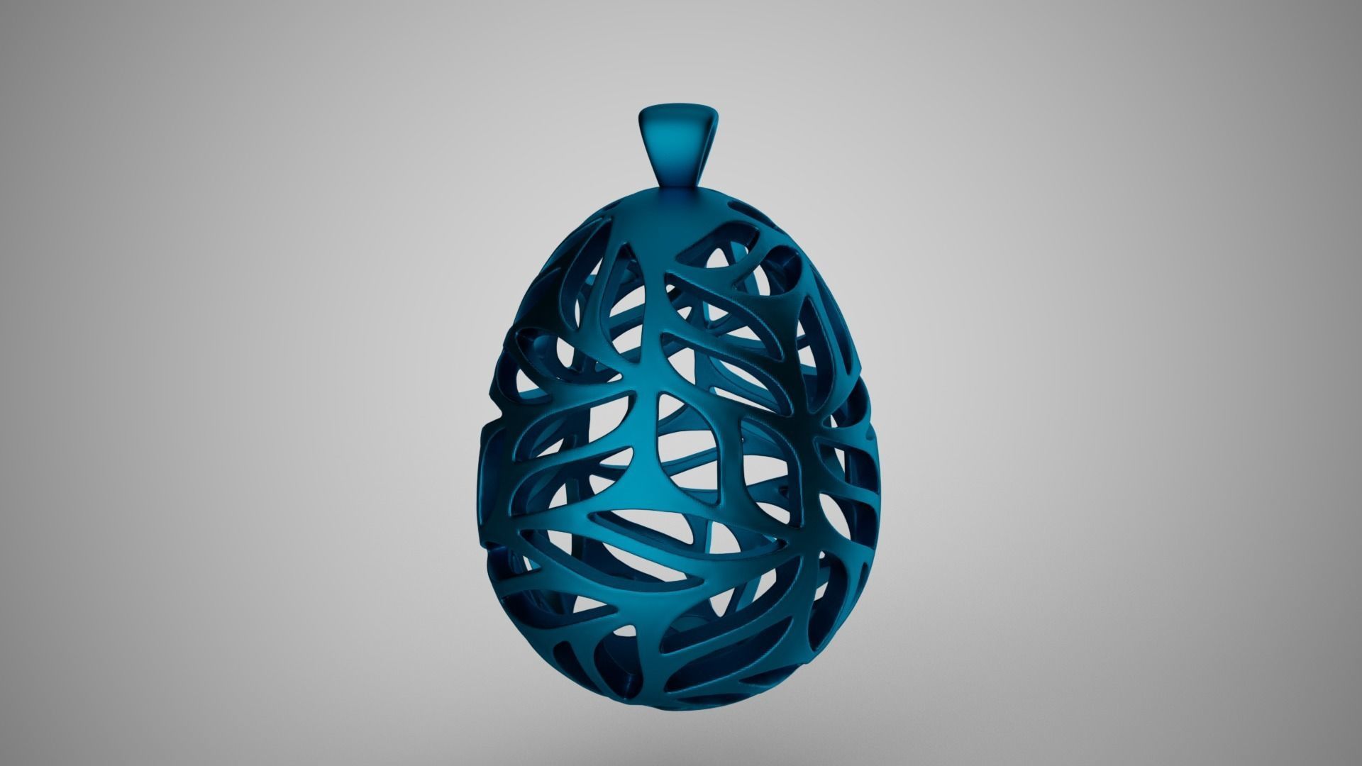 Leafy Egg Necklace 3D print model_5