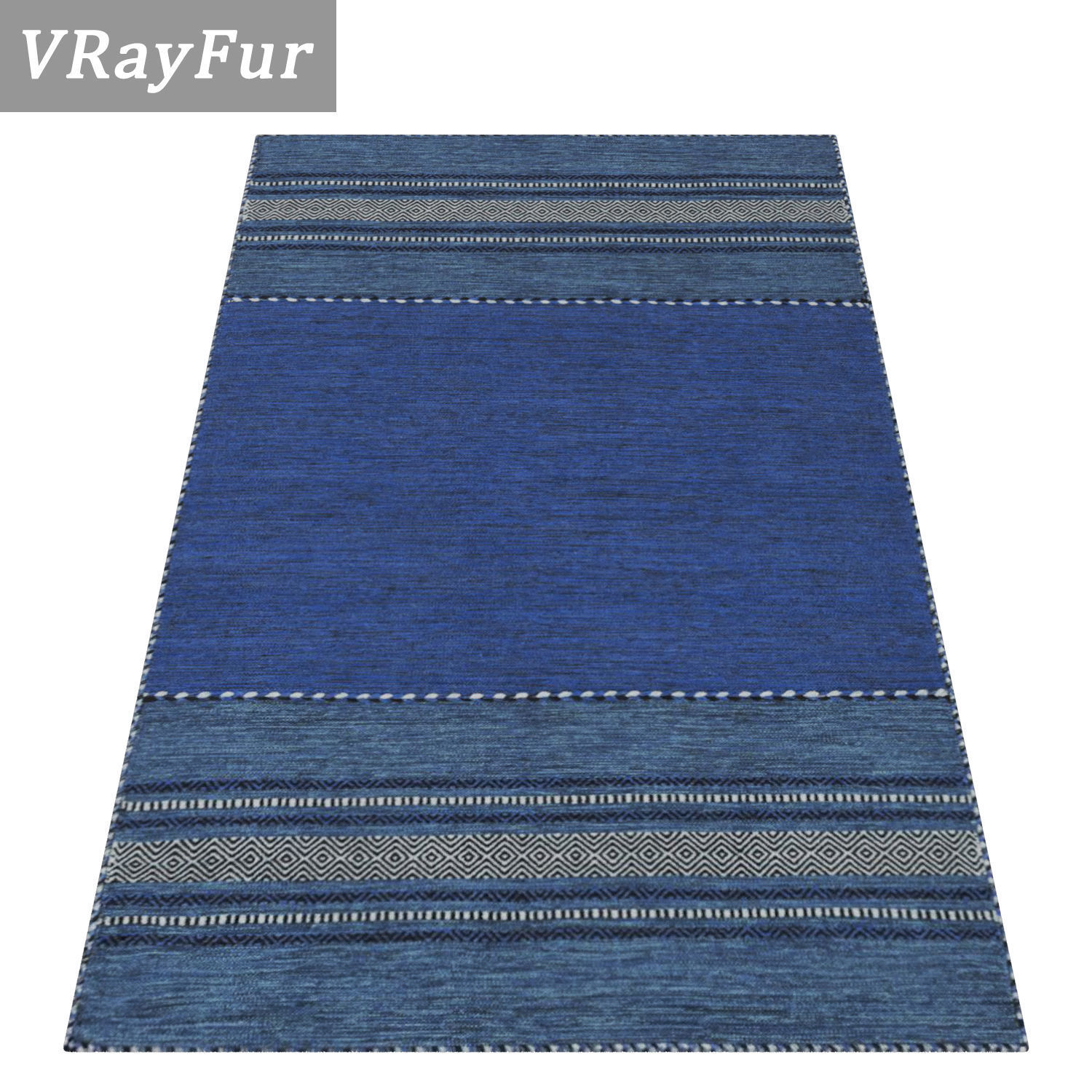 Rug Set 1041 3D model_2