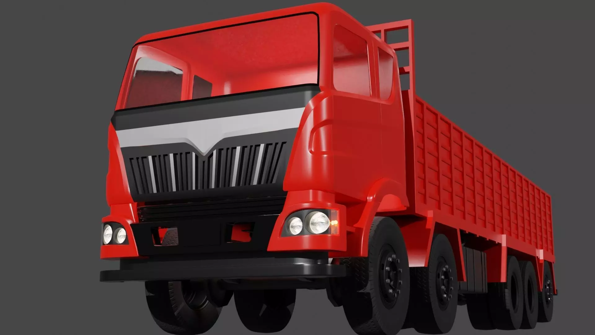 MAHINDRA BLAZO Low-poly 3D model_0