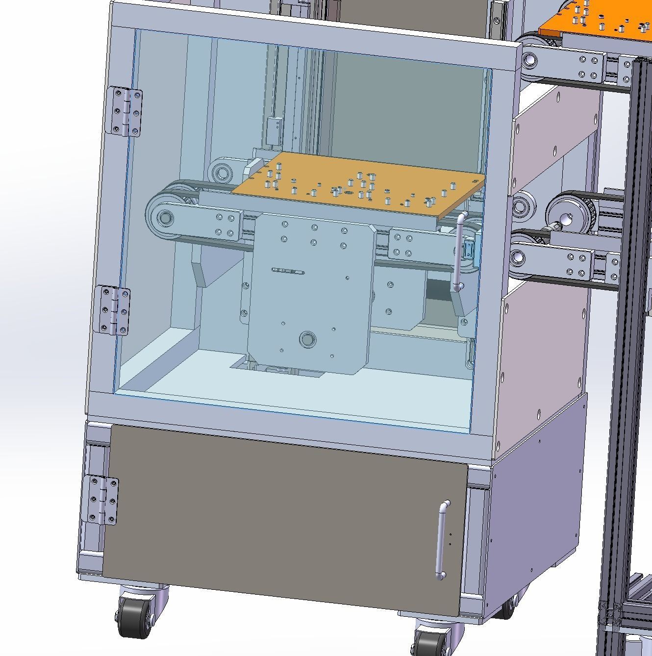 Automatic screw machine production line 3D model_8