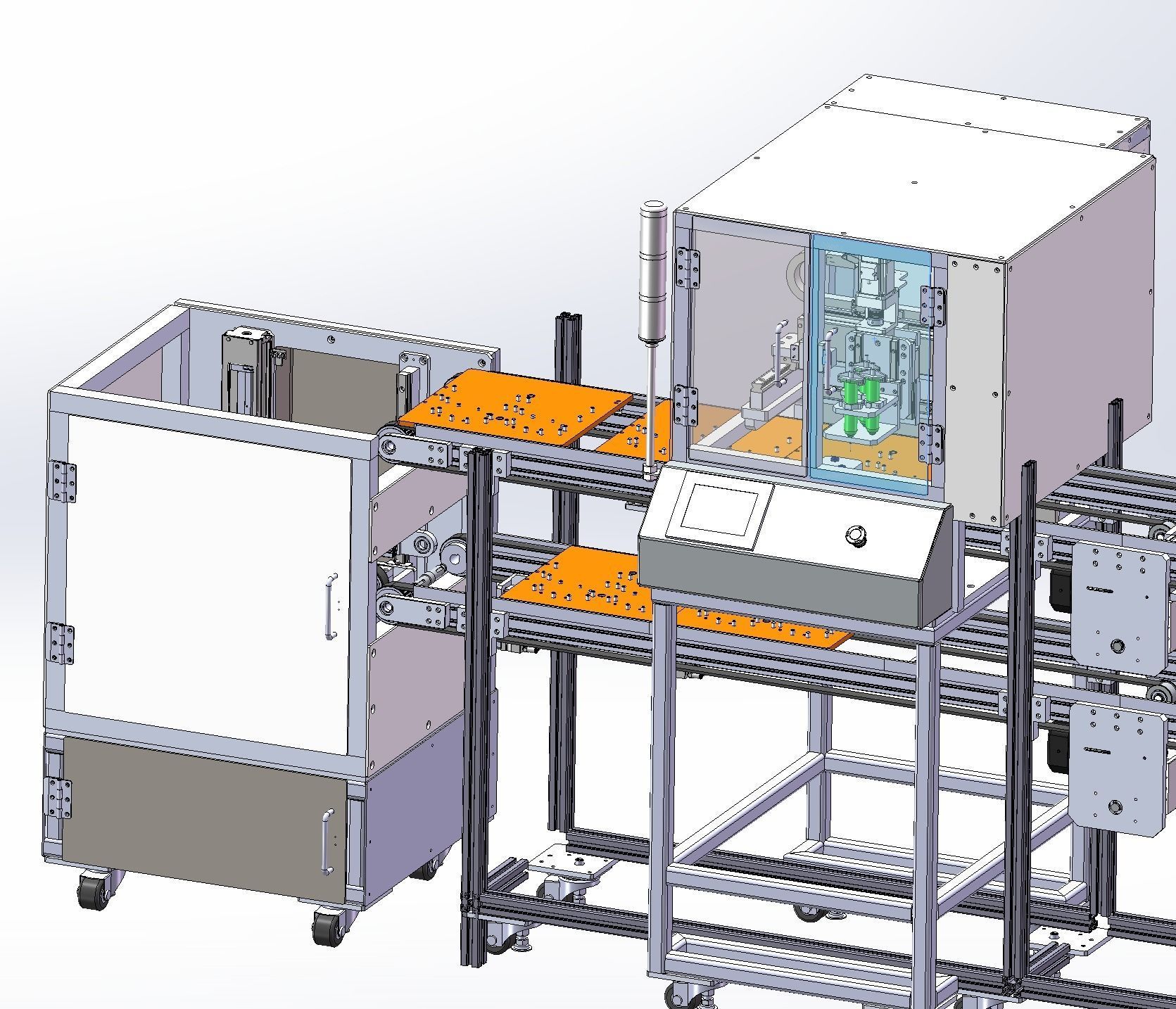 Automatic screw machine production line 3D model_5