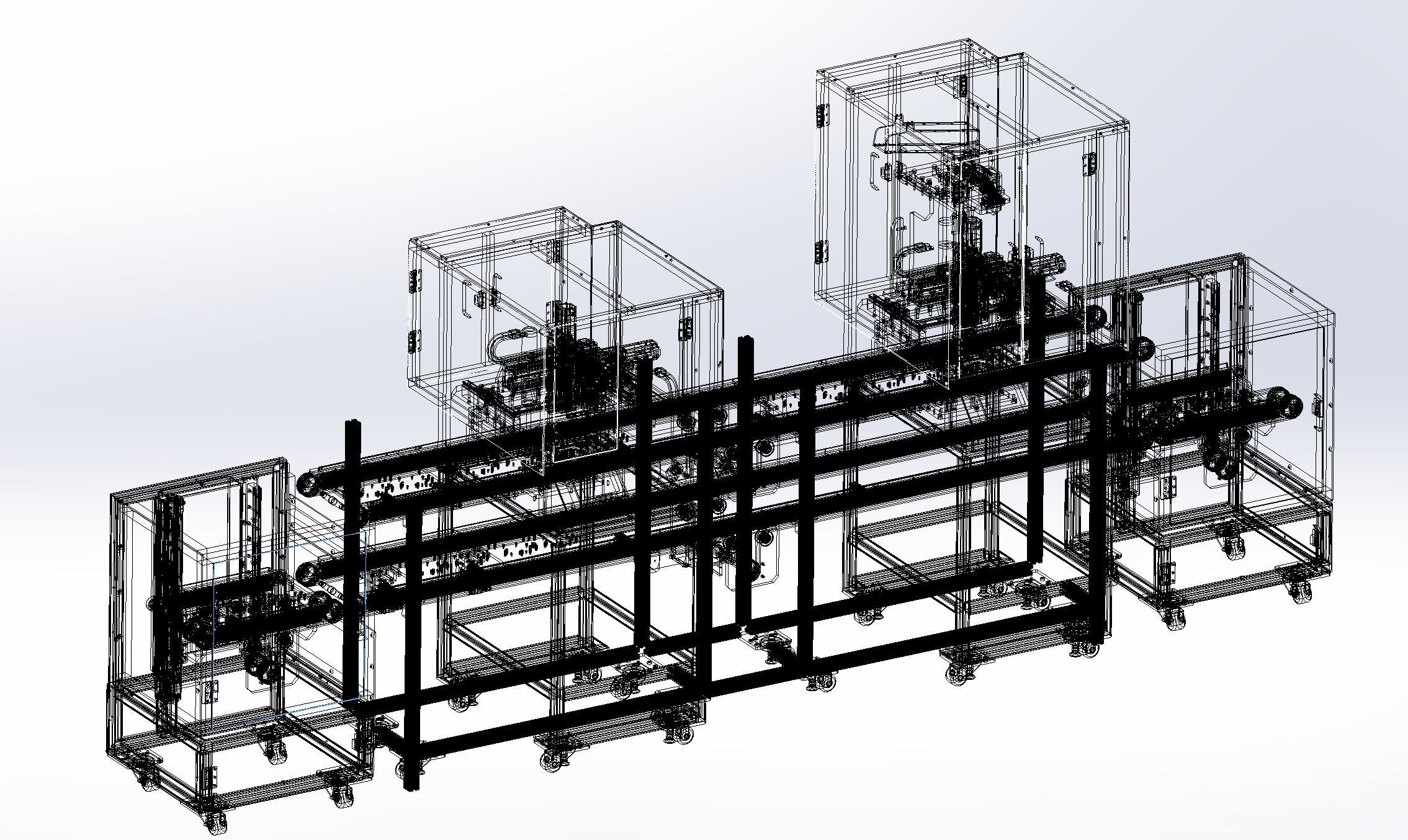 Automatic screw machine production line 3D model_11