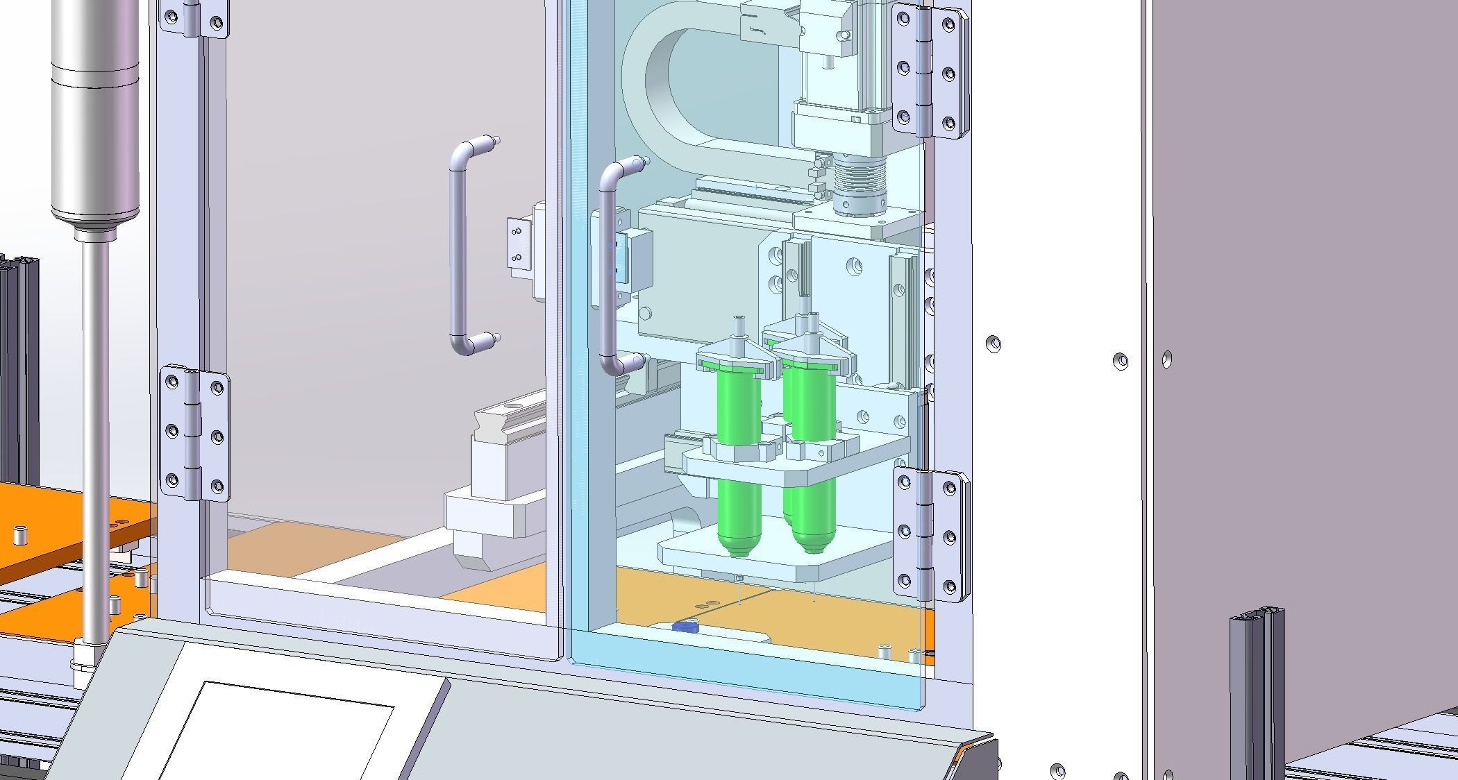 Automatic screw machine production line 3D model_7