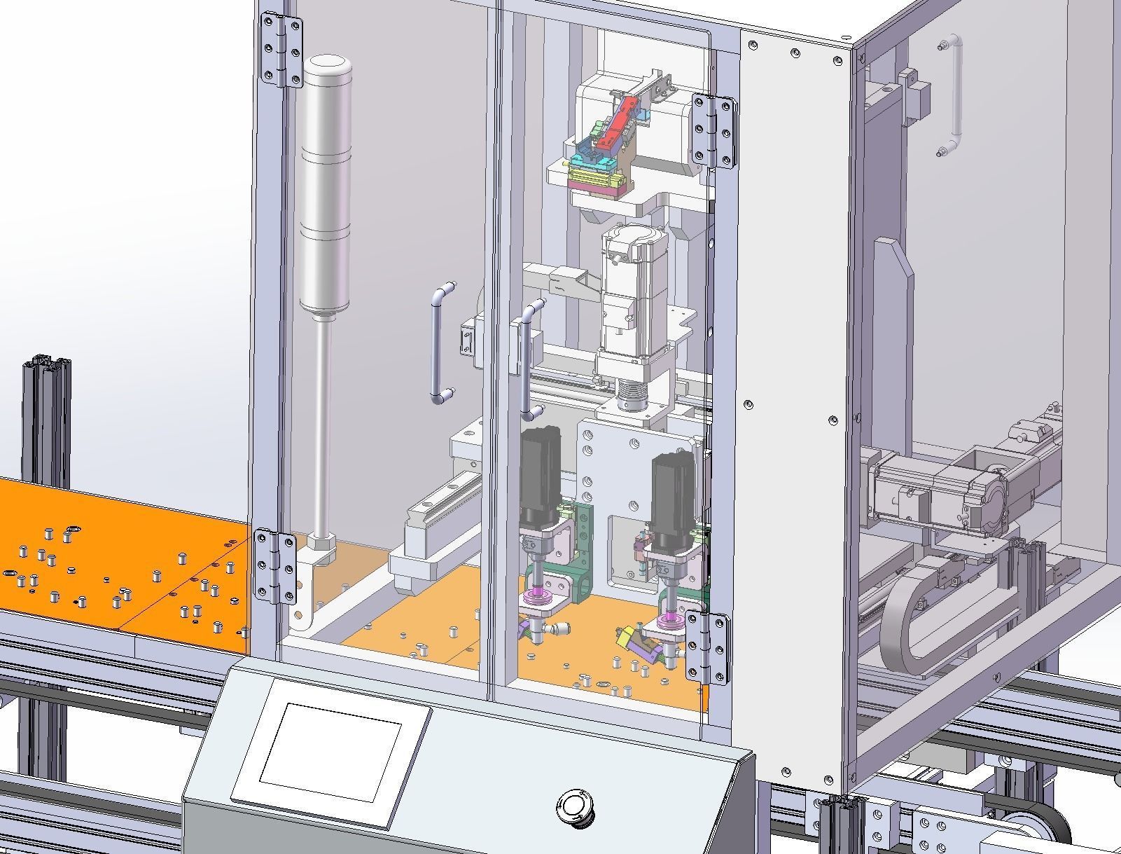 Automatic screw machine production line 3D model_6