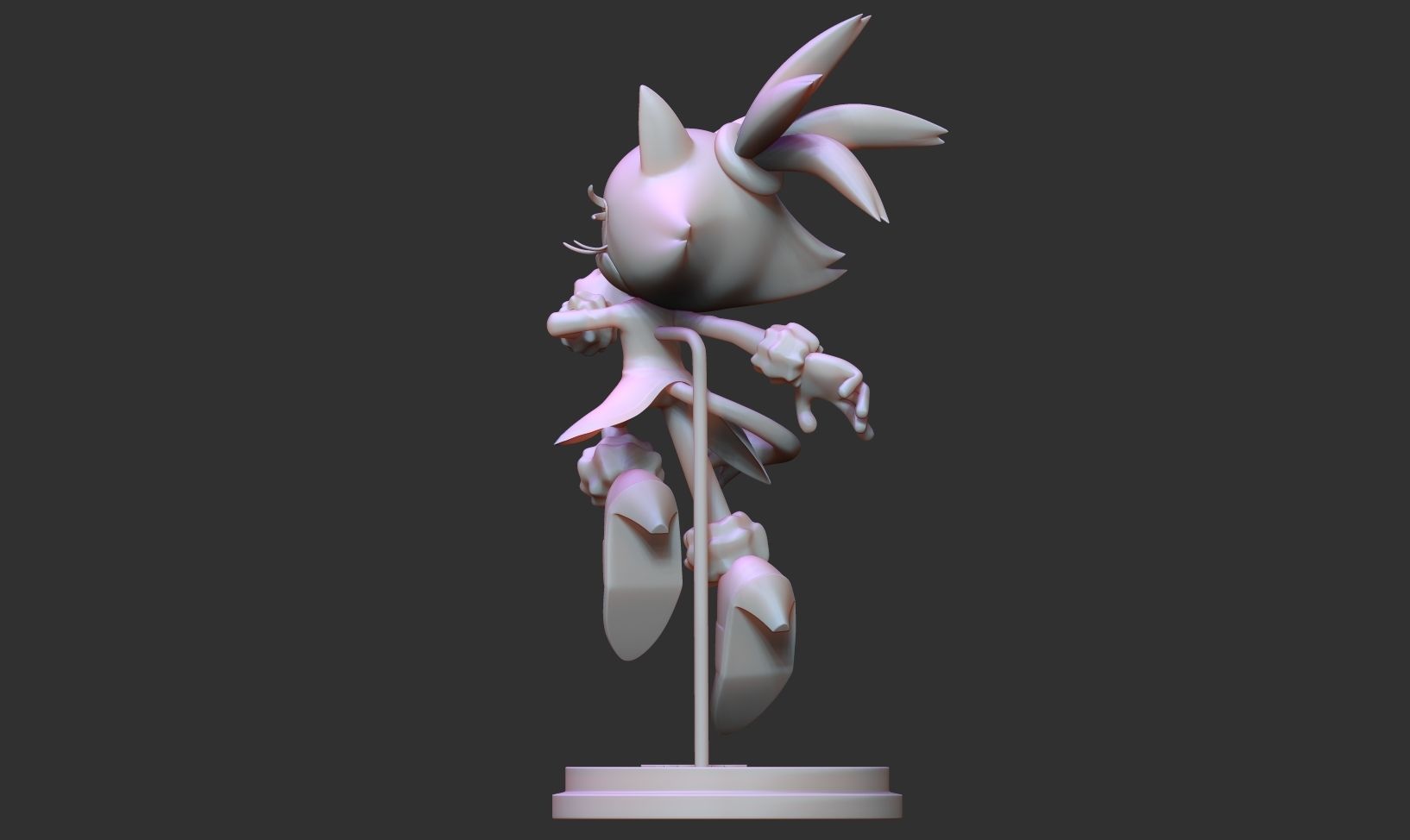 Blaze the Cat - Sonic Fanart 3D print model_7