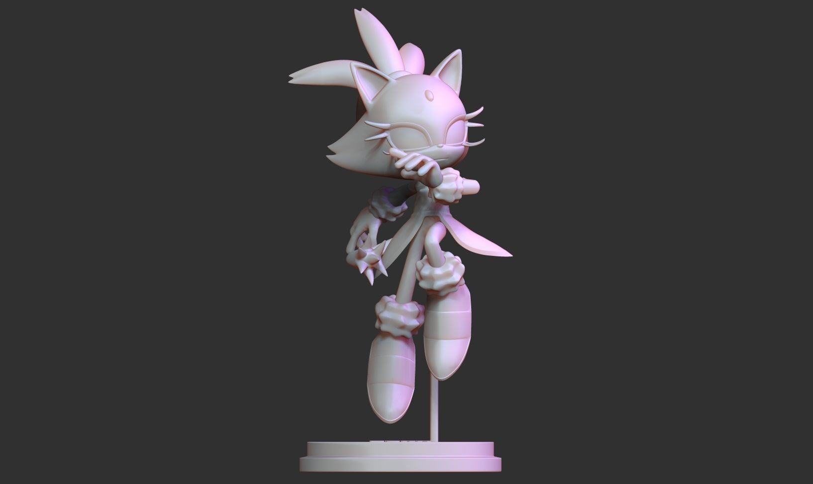 Blaze the Cat - Sonic Fanart 3D print model_9