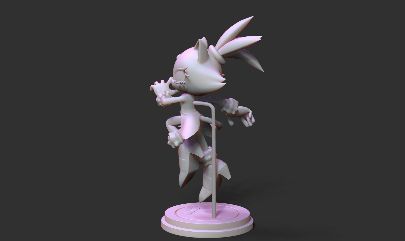 Blaze the Cat - Sonic Fanart 3D print model_16