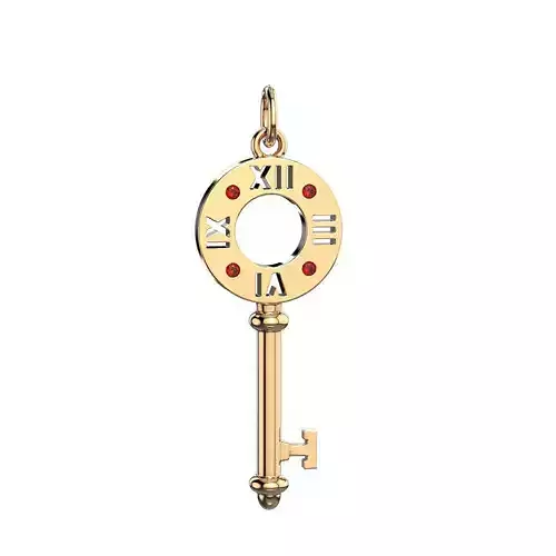 N135 Pierced digits Key Pendant 3D print model
