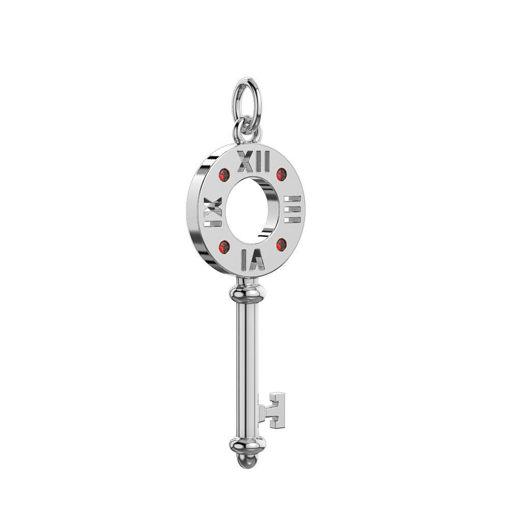 N135 Pierced digits Key Pendant 3D print model_3