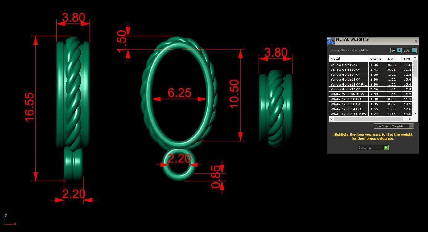 Hanger bails 3D print model_4