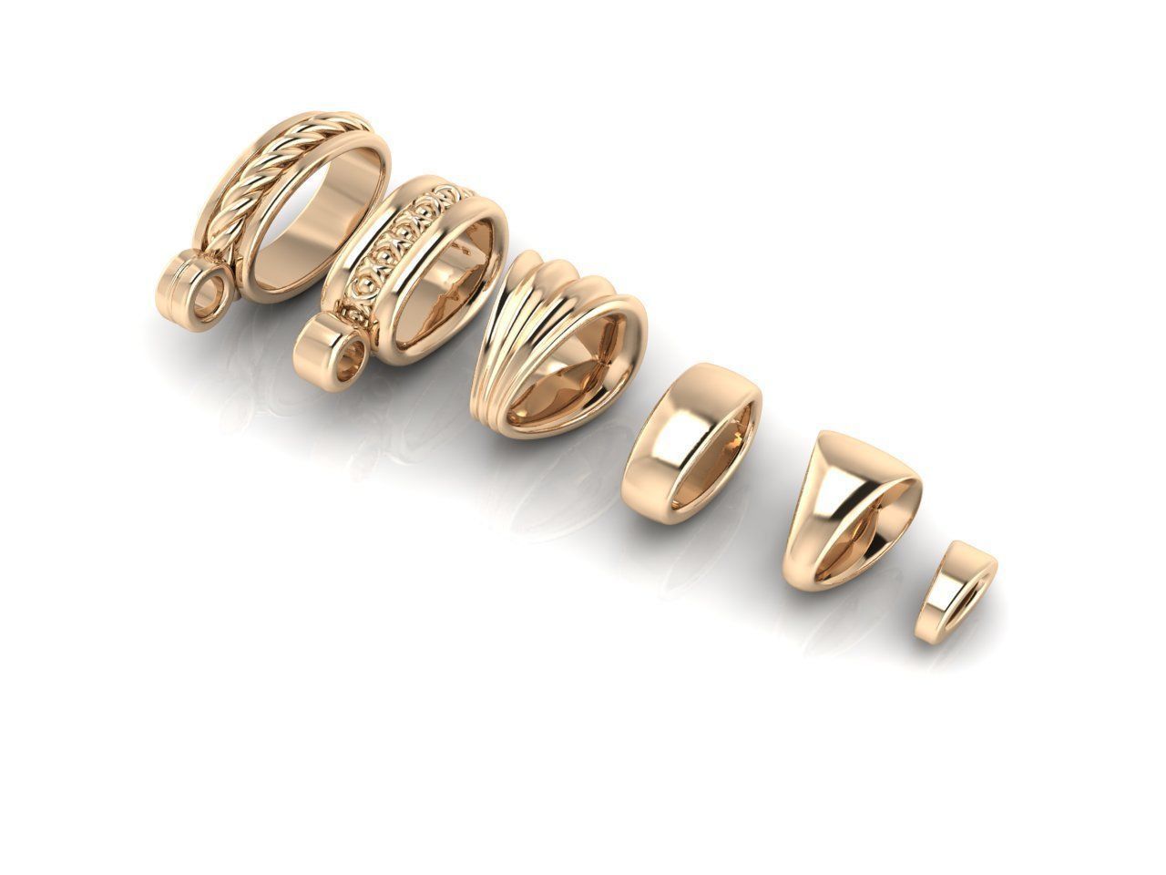 Hanger bails 3D print model_3