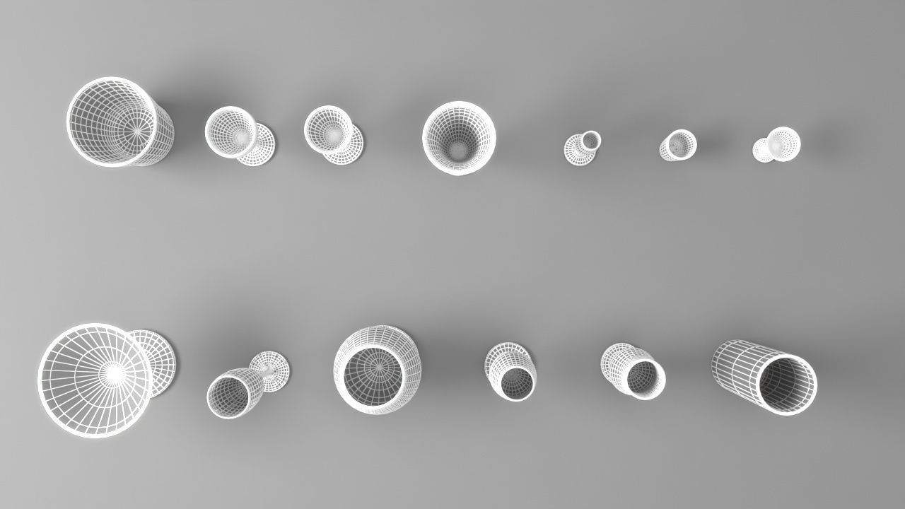 Wine glasses 3D model_10