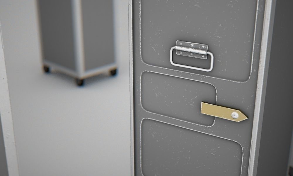 Low Poly Aircraft Trolley Low-poly 3D model_1