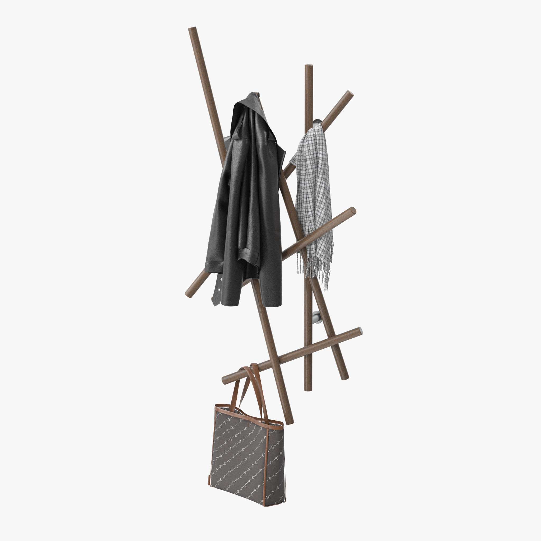 Porada Sketch Coat Rack 3D model_5