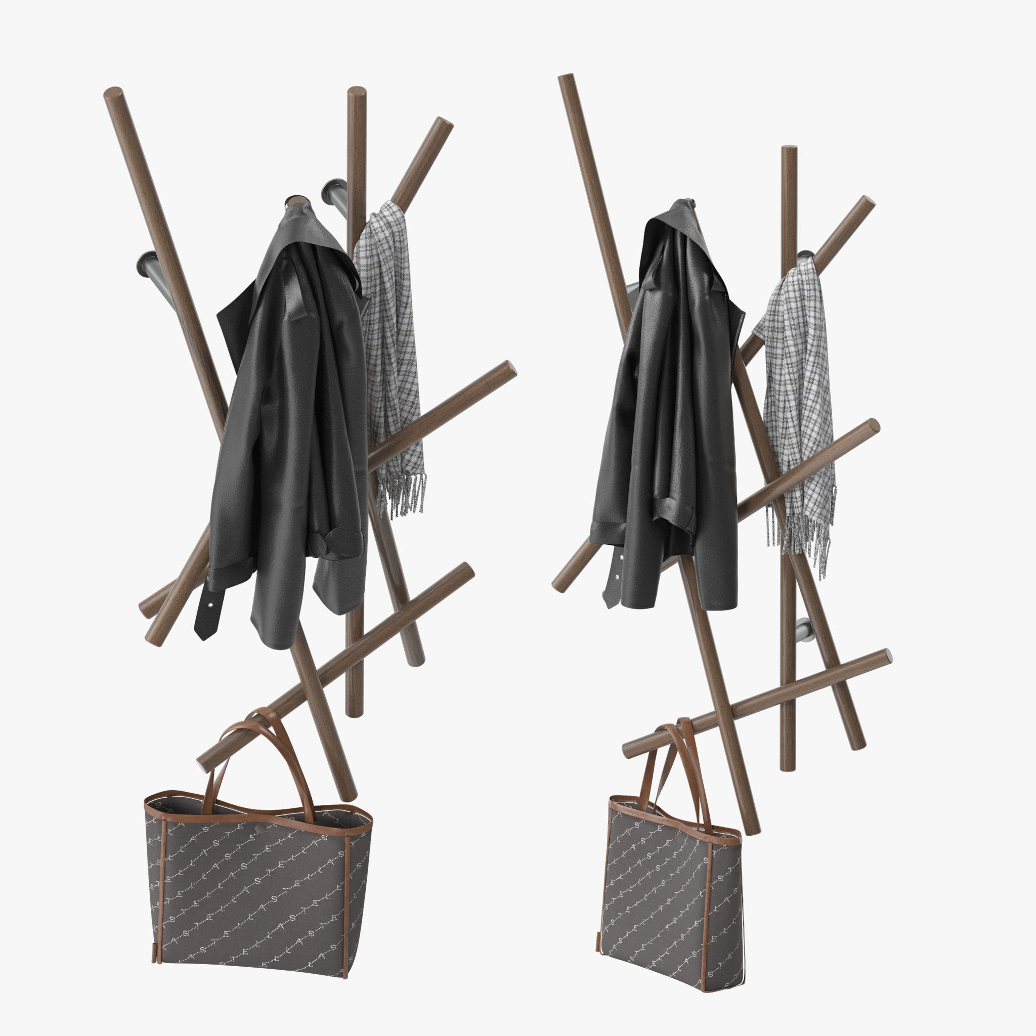 Porada Sketch Coat Rack 3D model_1