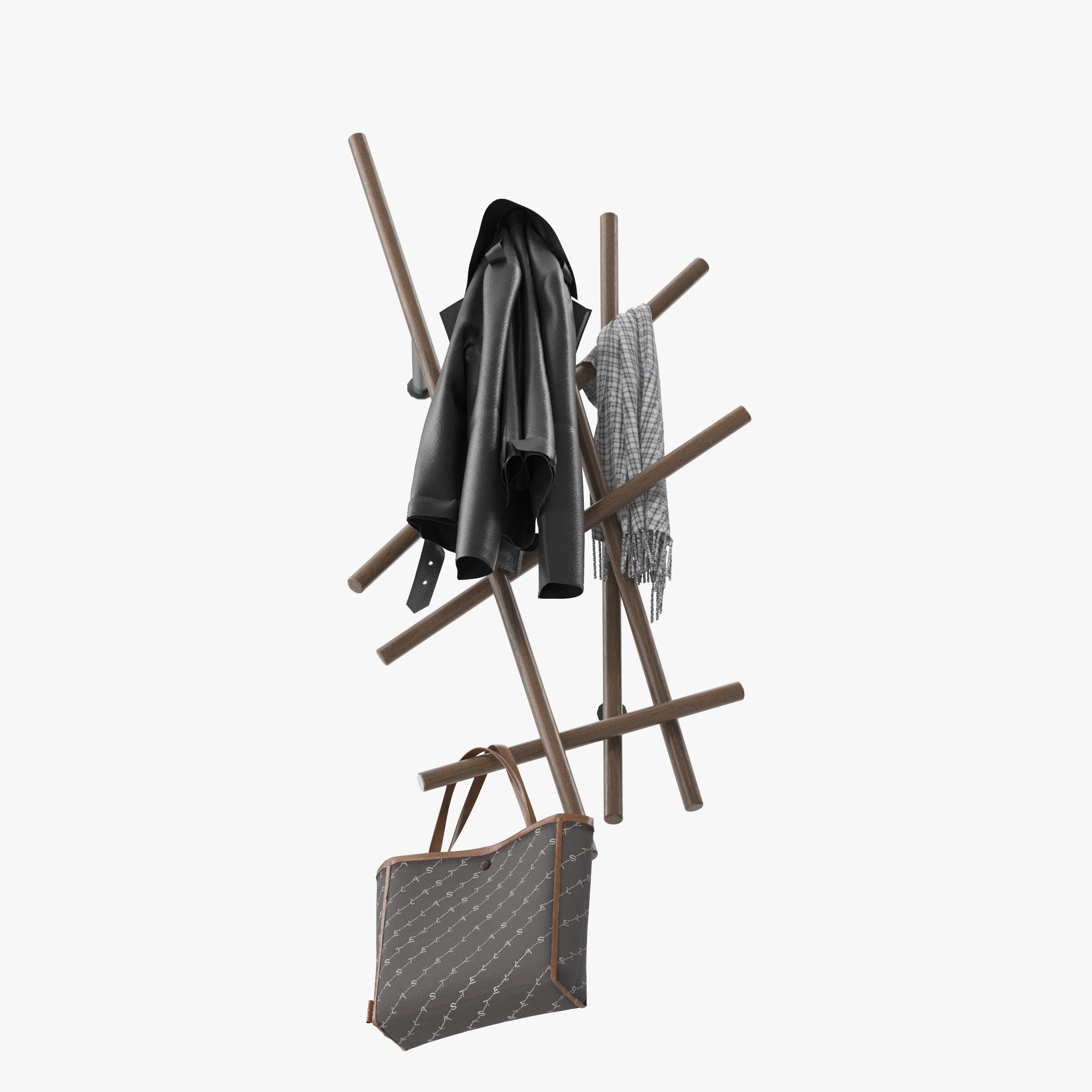 Porada Sketch Coat Rack 3D model_7