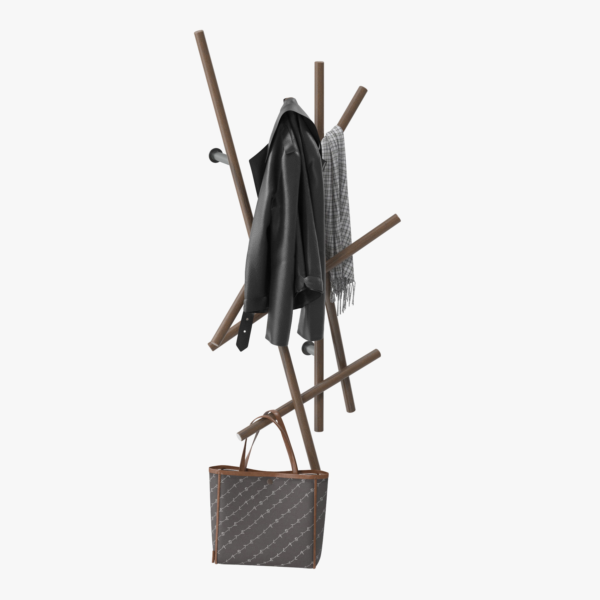 Porada Sketch Coat Rack 3D model_3