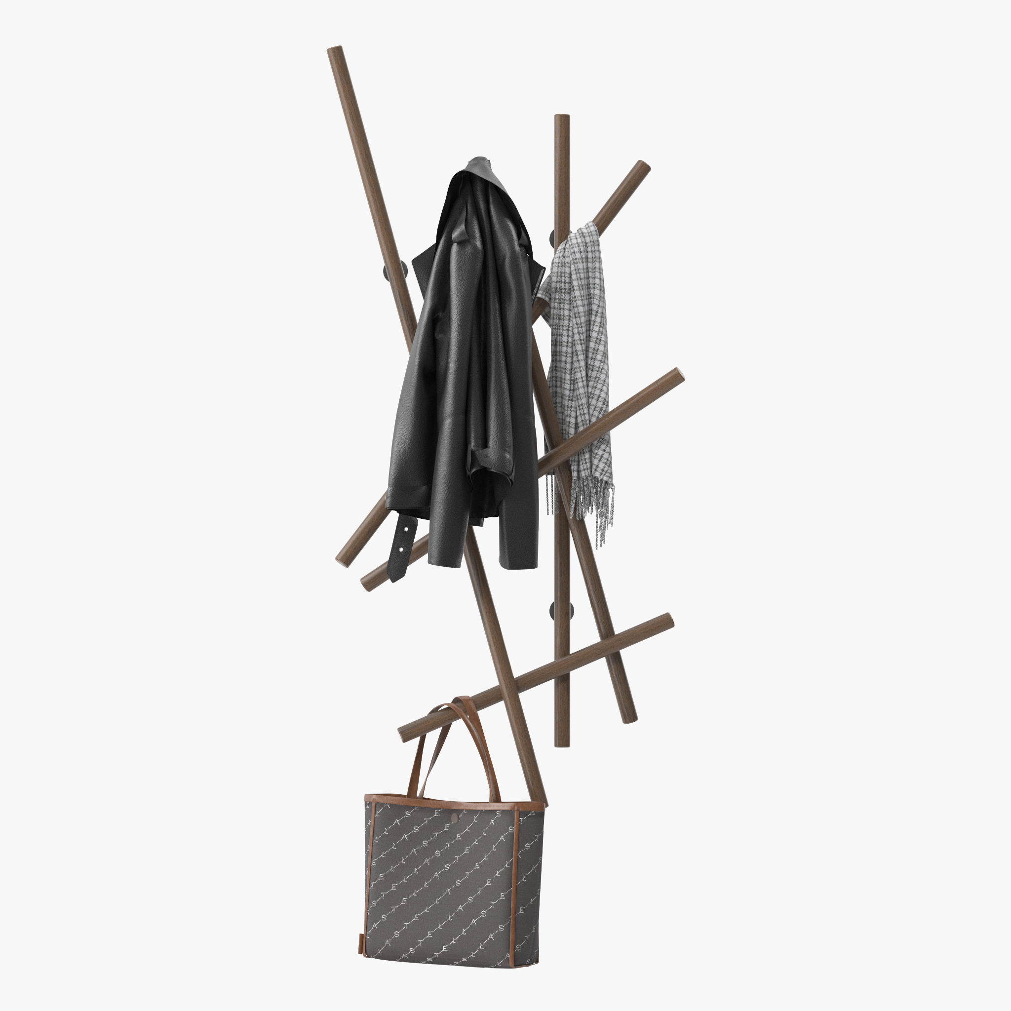Porada Sketch Coat Rack 3D model_6