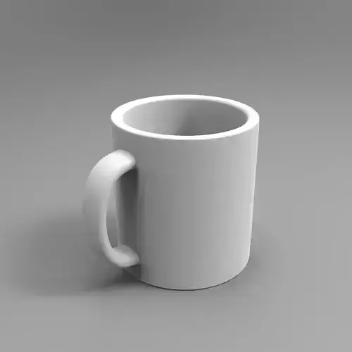 3D Cup model coffee mug - coffee mug