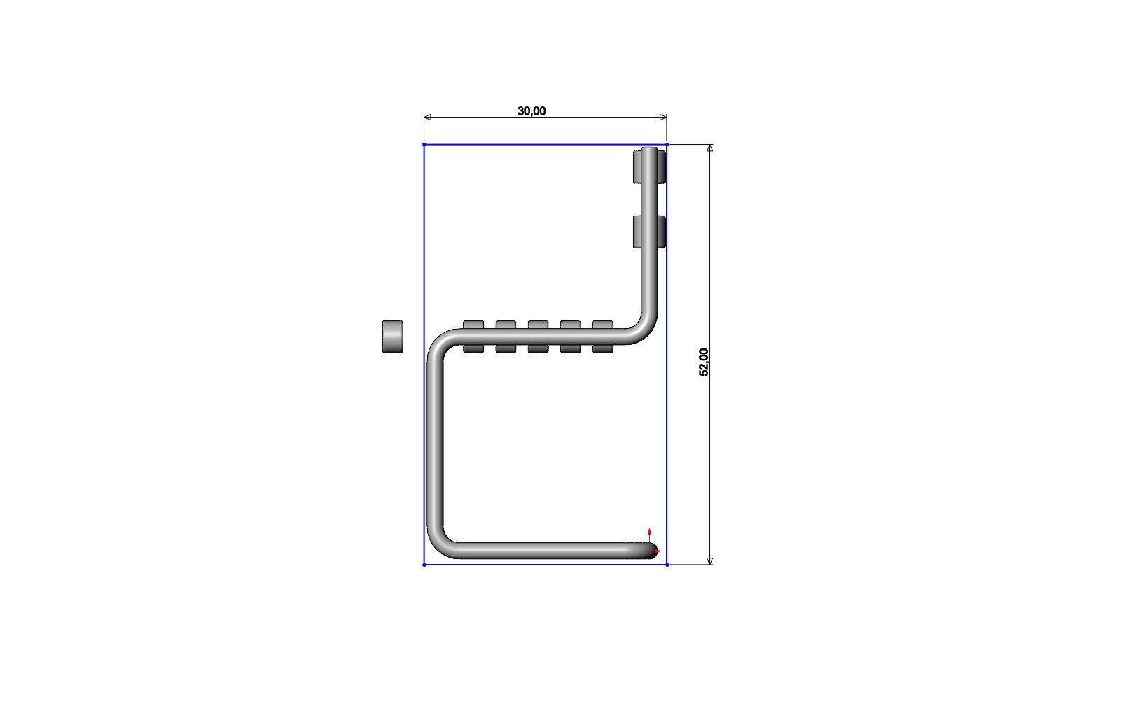Miniature garden chair mockup 3D print model_7