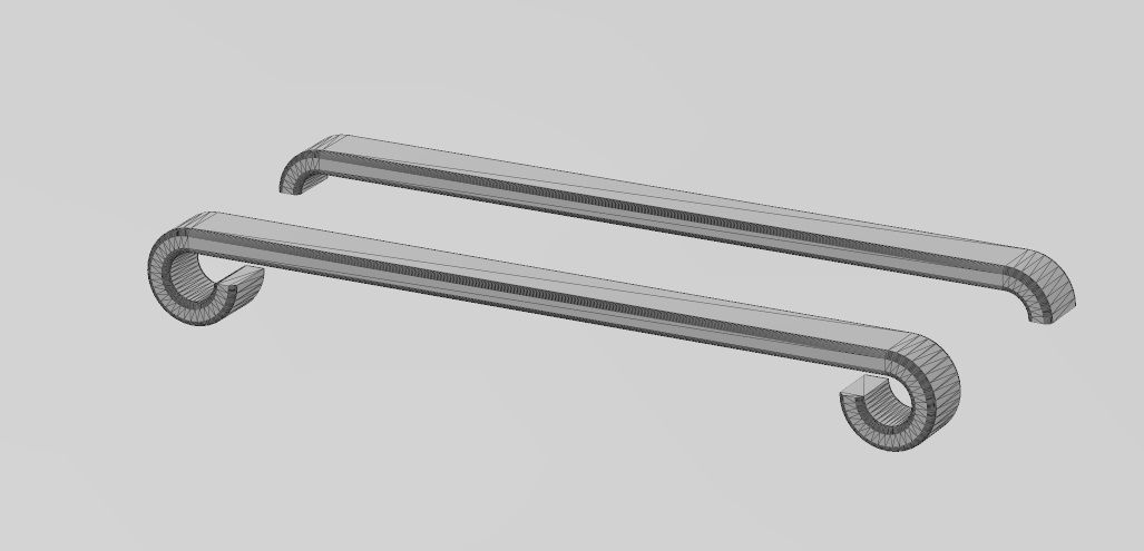 Miniature garden chair mockup 3D print model_11