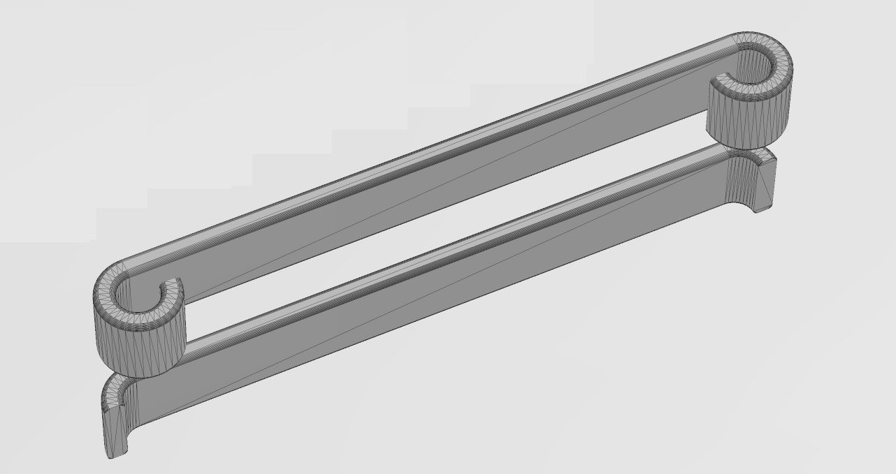 Miniature garden chair mockup 3D print model_12