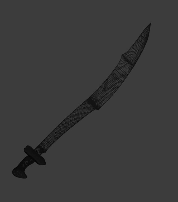 Persian Blade Free 3D model_4