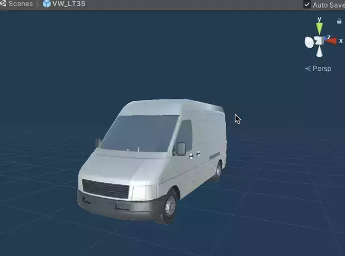 VW LT35 Low-poly 3D model