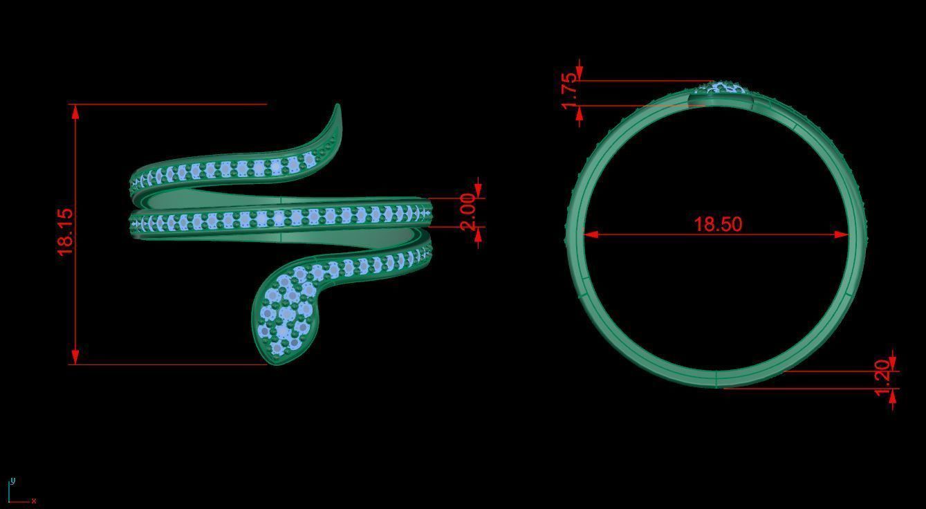 Ring 005 3D print model_5