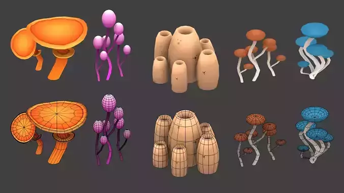 Fantasy Mushrooms pack