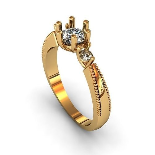 Engagement Ring 66 3D model