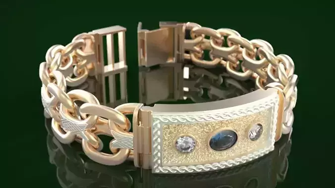 Double Bracelet with stones