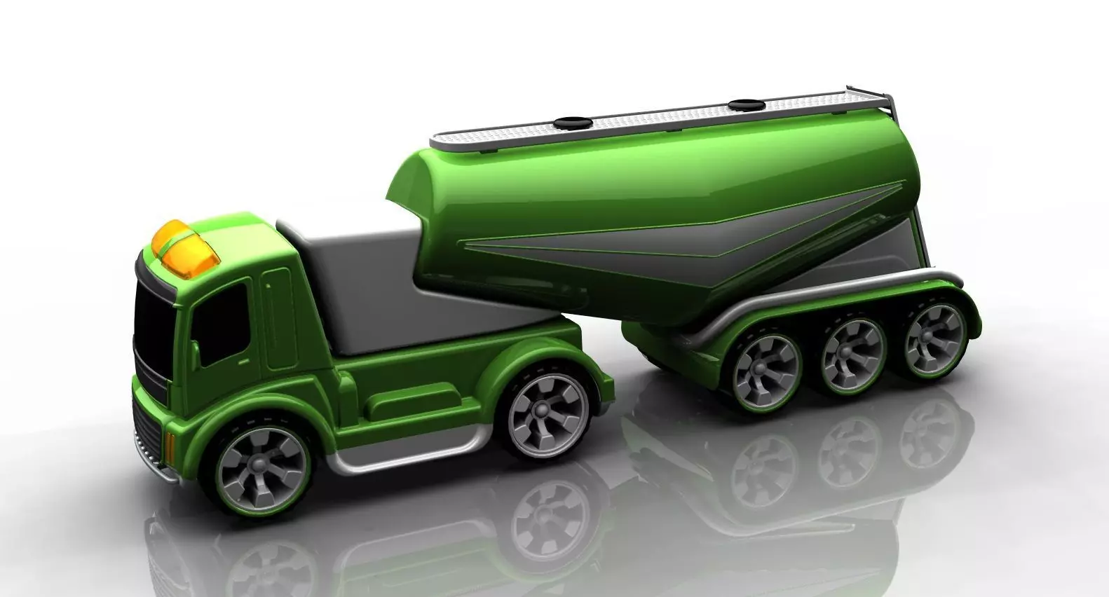 toys truck Low-poly 3D model