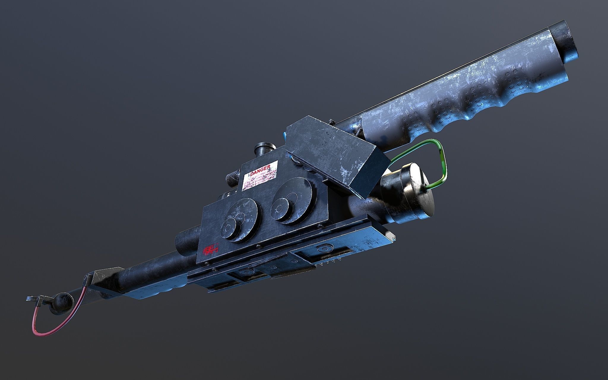 Proton Gun Ghostbusters 3D model_5