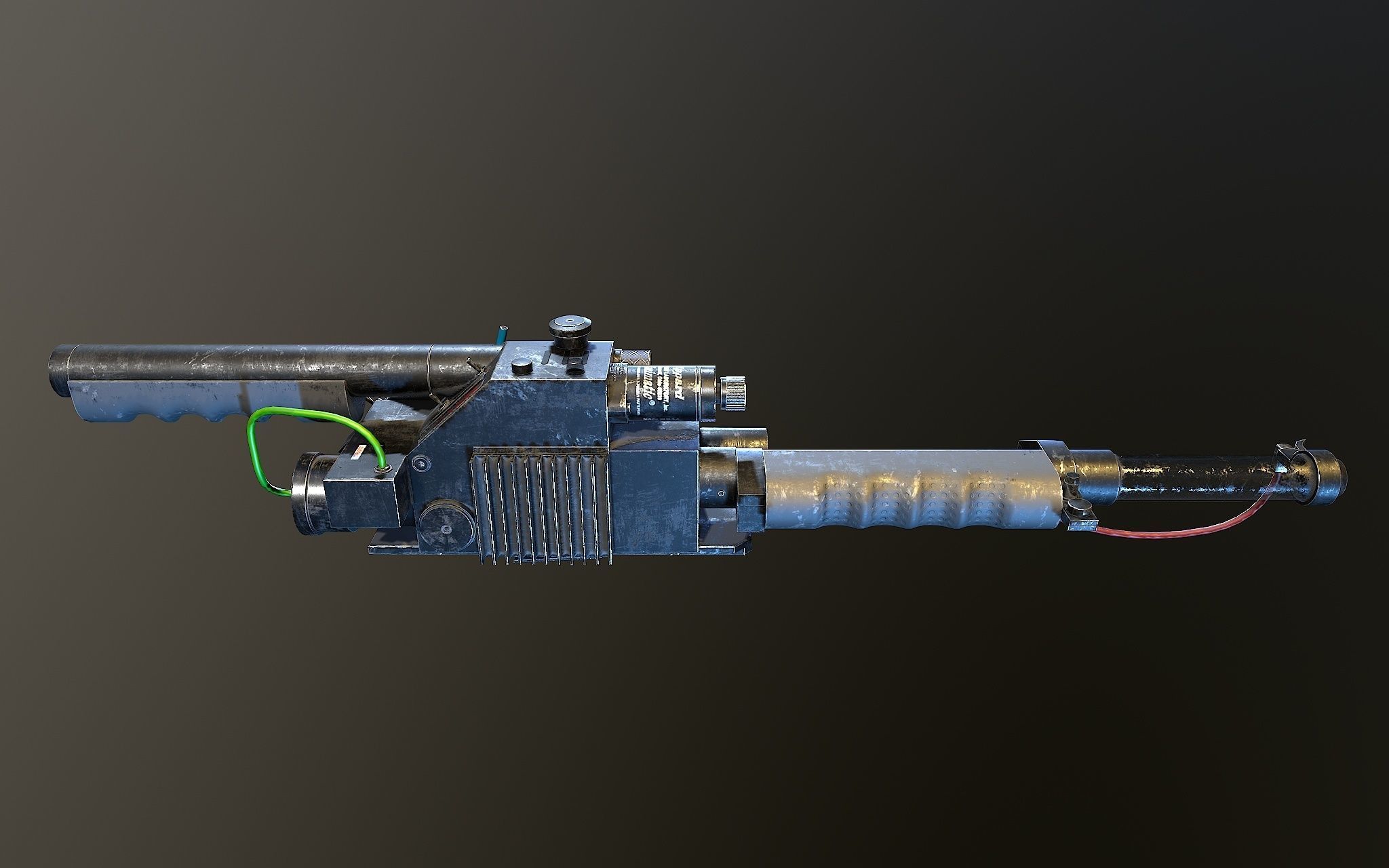 Proton Gun Ghostbusters 3D model_1