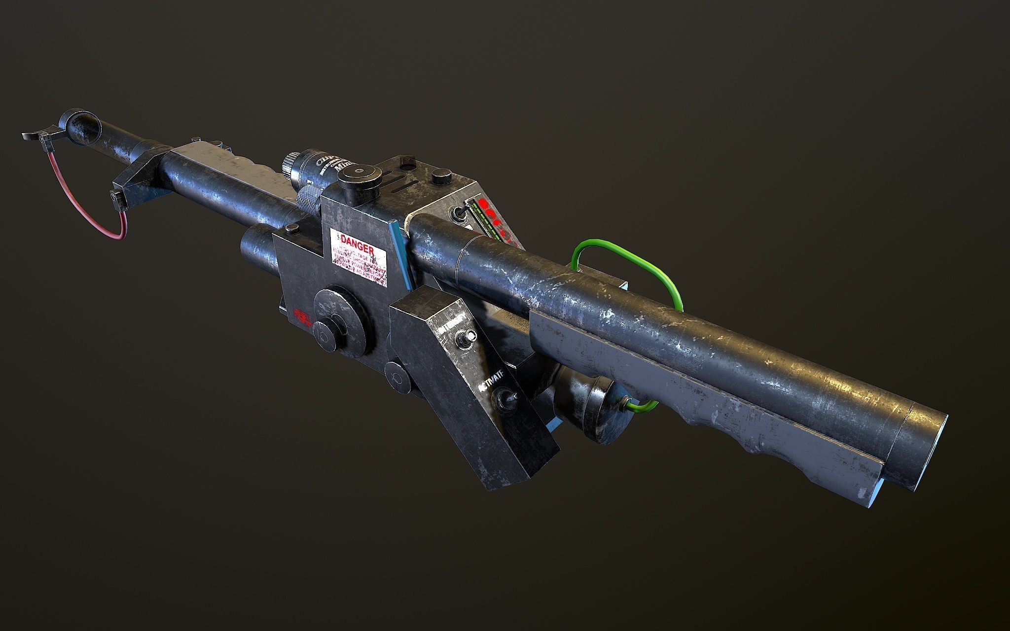 Proton Gun Ghostbusters 3D model_3