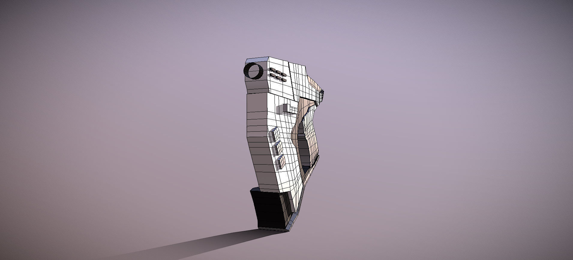 Overwatch Tracer Gun 3D model_92